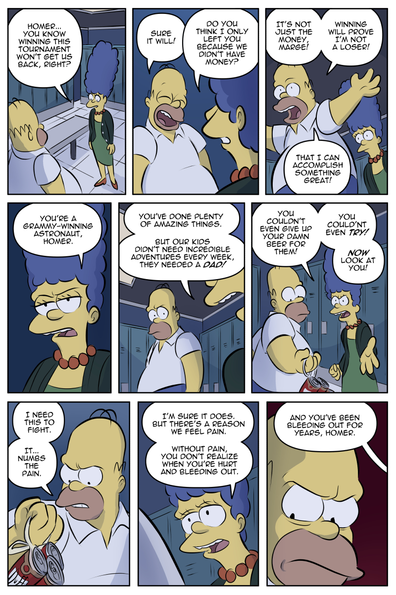SPRINGFIGHT! a Simpsons fan comic (3 of 5) 