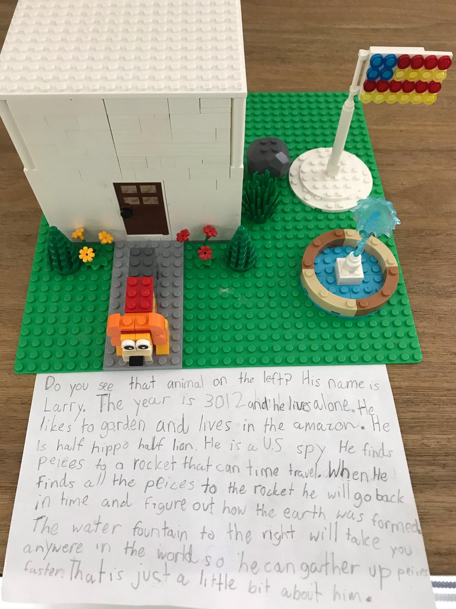 DuxFreeLib's tweet image. Congratulations to Jackson, who won our end-of-summer Lego contest "Imaginary Animal and Their Home." His creation is shown below! #duxburyma #tailsandtales