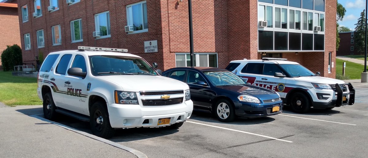 SUNYPotsdamPD's tweet photo. Campus parking reminder – register your vehicle now!

Police will begin to issue tickets for cars without current parking decals on Monday, September 13, 2021.

All vehicles parked on the SUNY Potsdam campus are required to have a valid parking permit displayed. https://t.co/LqudcsweSs