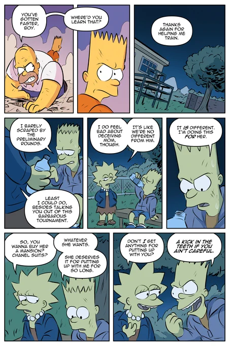 SPRINGFIGHT! a Simpsons fan comic (4 of 5) 