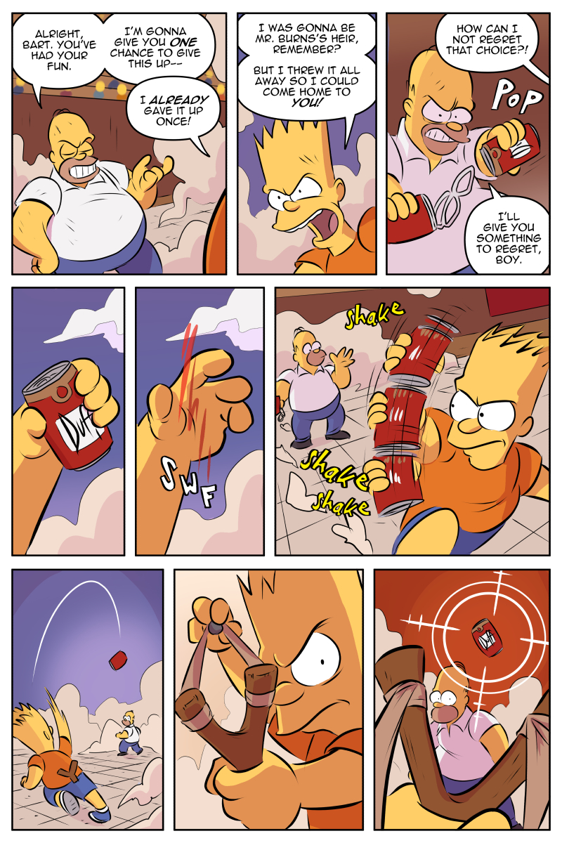SPRINGFIGHT! a Simpsons fan comic (4 of 5) 