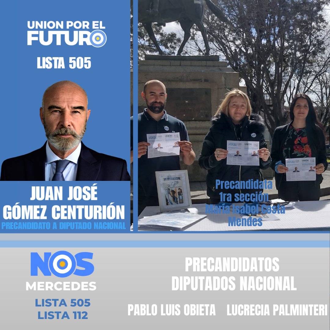 Lucrepal1's tweet photo. En NOS consideramos a la política una vocación de servicio  por y para la Patria . Para todos los ciudadanos,  nos llama el deber y la obligación de trabajar por el bien común de todos
Vota #NOS 
Juan Jose Gomez Centurion #Alcongreso 🇦🇷 @juanjomalvinas @@NosJovenesOk https://t.co/p4leLEvyC6