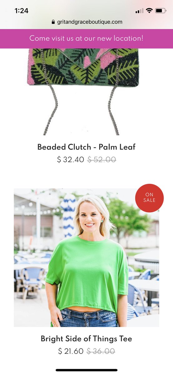 Fringe_LR's tweet photo. And now https://t.co/Xpxg1E3WBc is stealing their images from Grit &amp; Grace Boutique. How many address changes &amp; stolen images from multiple sites does it take for a website to be taken down?! @digitalocean @Namecheap https://t.co/1tZj16ozQP