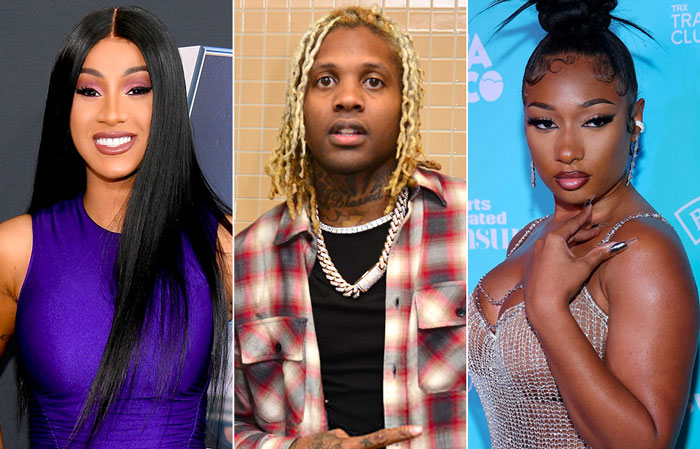 RapUp's tweet photo. Cardi B, Lil Durk, and Megan Thee Stallion lead the nominations for the BET #HipHopAwards 🏆 https://t.co/9HkPOgdyWe https://t.co/mowu8sDpcv