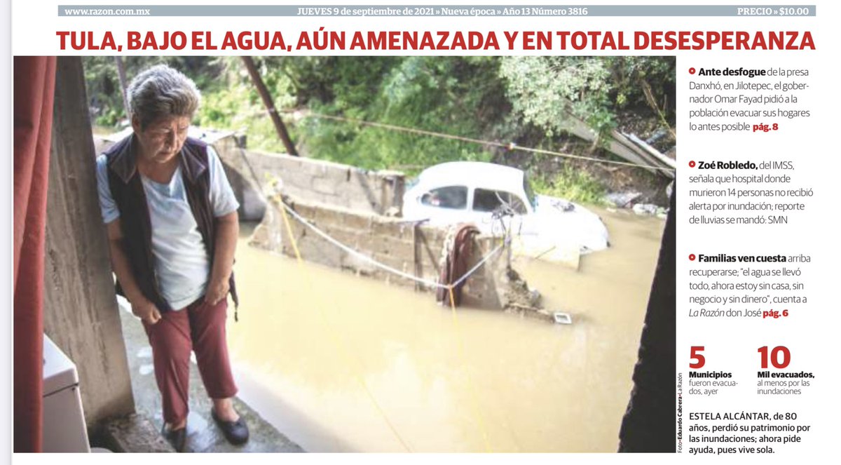 JLozanoA's tweet image. No debe tardar en llegar el presidente. Tengan paciencia. Ya ven que la empatía es lo suyo.

#TulaHidalgo 
#AmloElFracasoPresidencial 
@LaRazon_mx