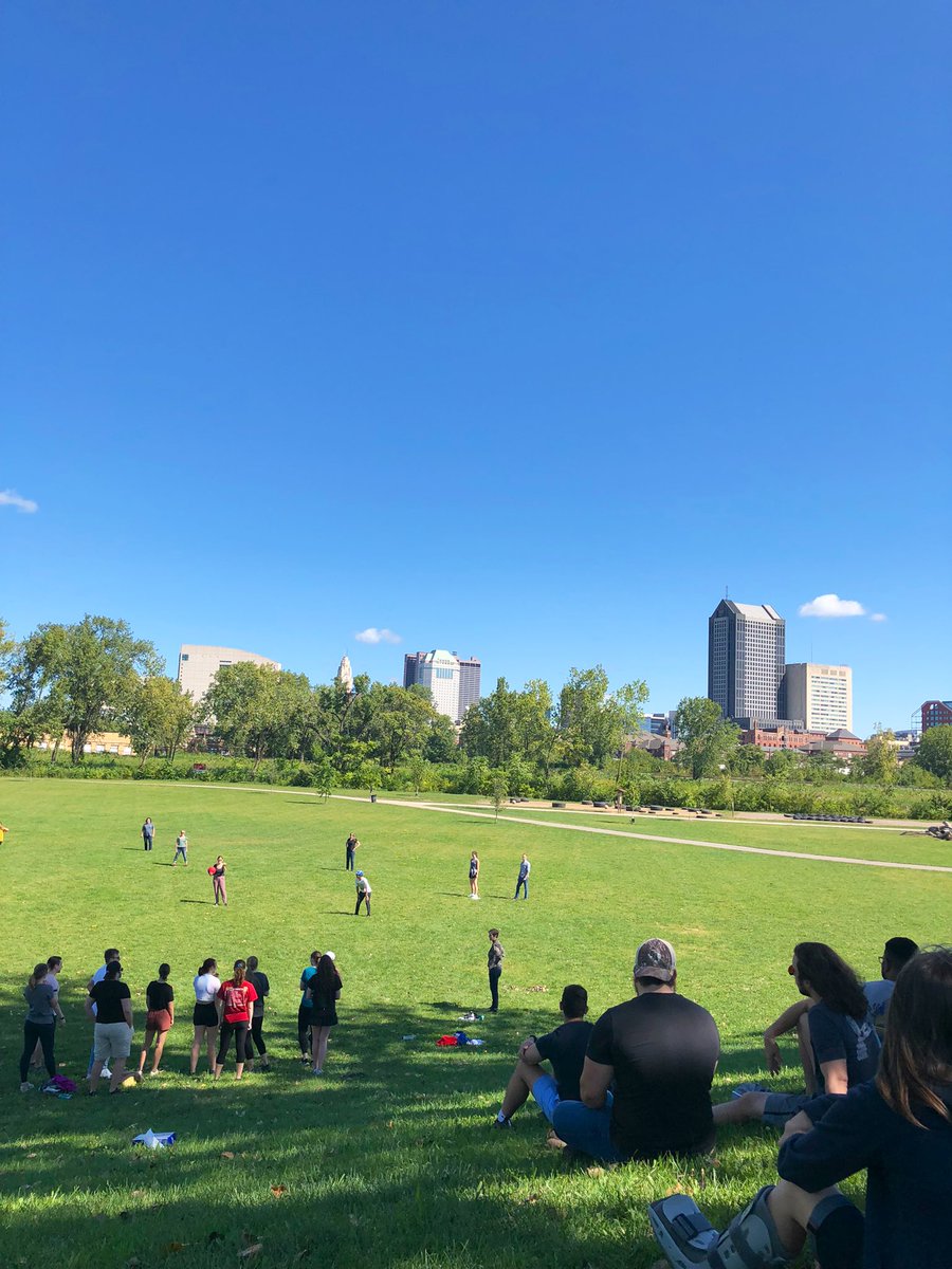 OhioStateNGP's tweet photo. #TeamStudents got the big win today at the kickball game 🏆 but a good time was still had by all!!! #NGPRetreat2021 https://t.co/zmoh1Ja4Nz