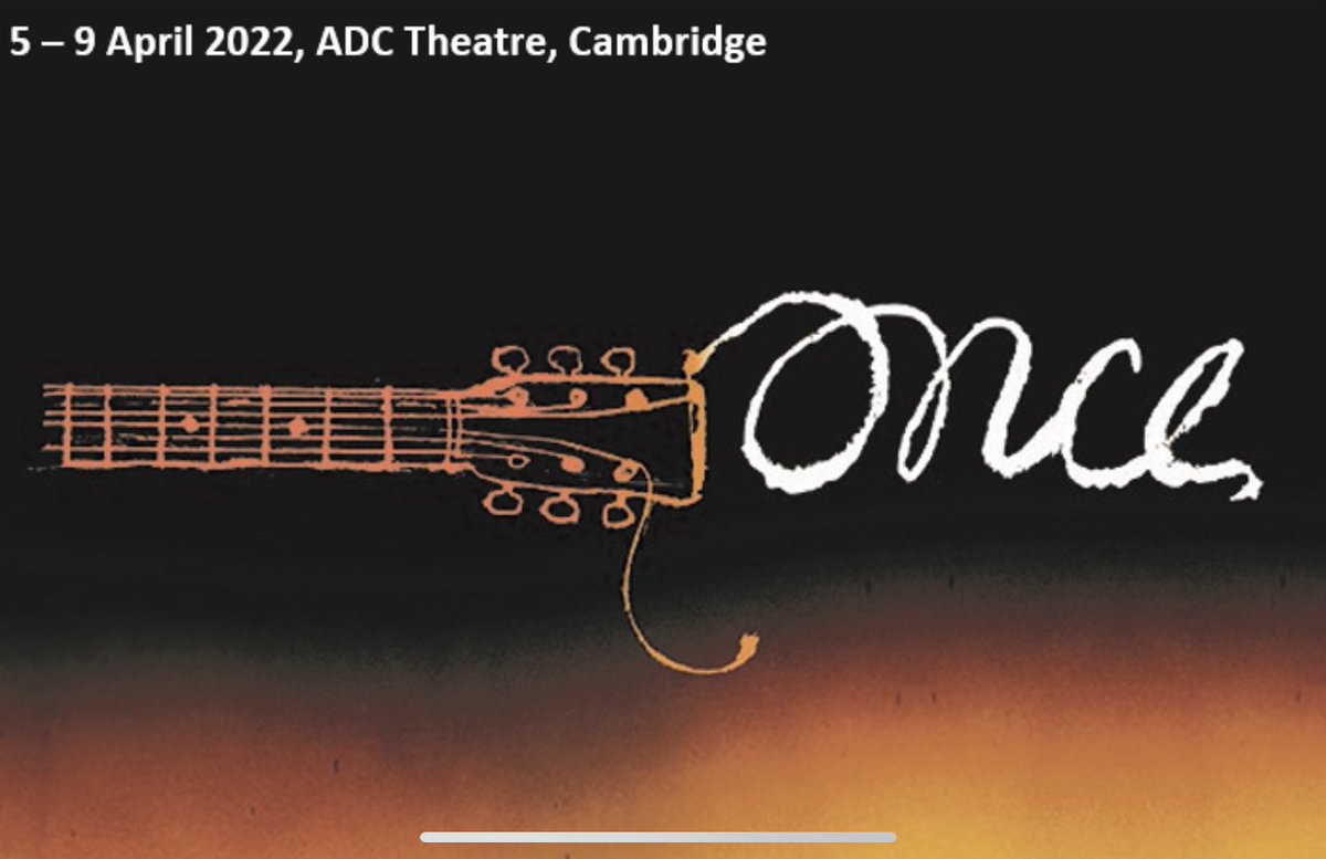 We’re thrilled to announce that our next production will be the award winning musical ‘Once’. Featuring an Irish folk rock score and a cast of actor / musicians, ‘Once’ is a funny, poignant and uplifting musical.

Audition details to follow soon…