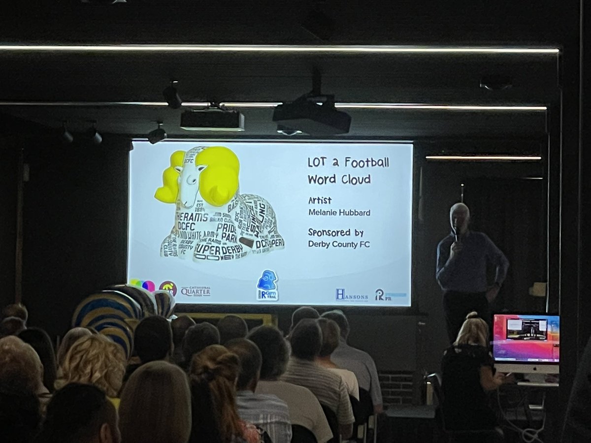 So pleased to make it to the <a href="/DerbyRamTrail/">Derby Ram Trail</a> auction (after my Planning meeting!) in time for the first lot. The totally gorgeous (and very modest) <a href="/DerbyRameses/">Rameses</a> has just sold for an incredible £9800!! All the ram sales will be doubled so this could be fantastic for <a href="/derbymuseums/">Derby Museums</a>