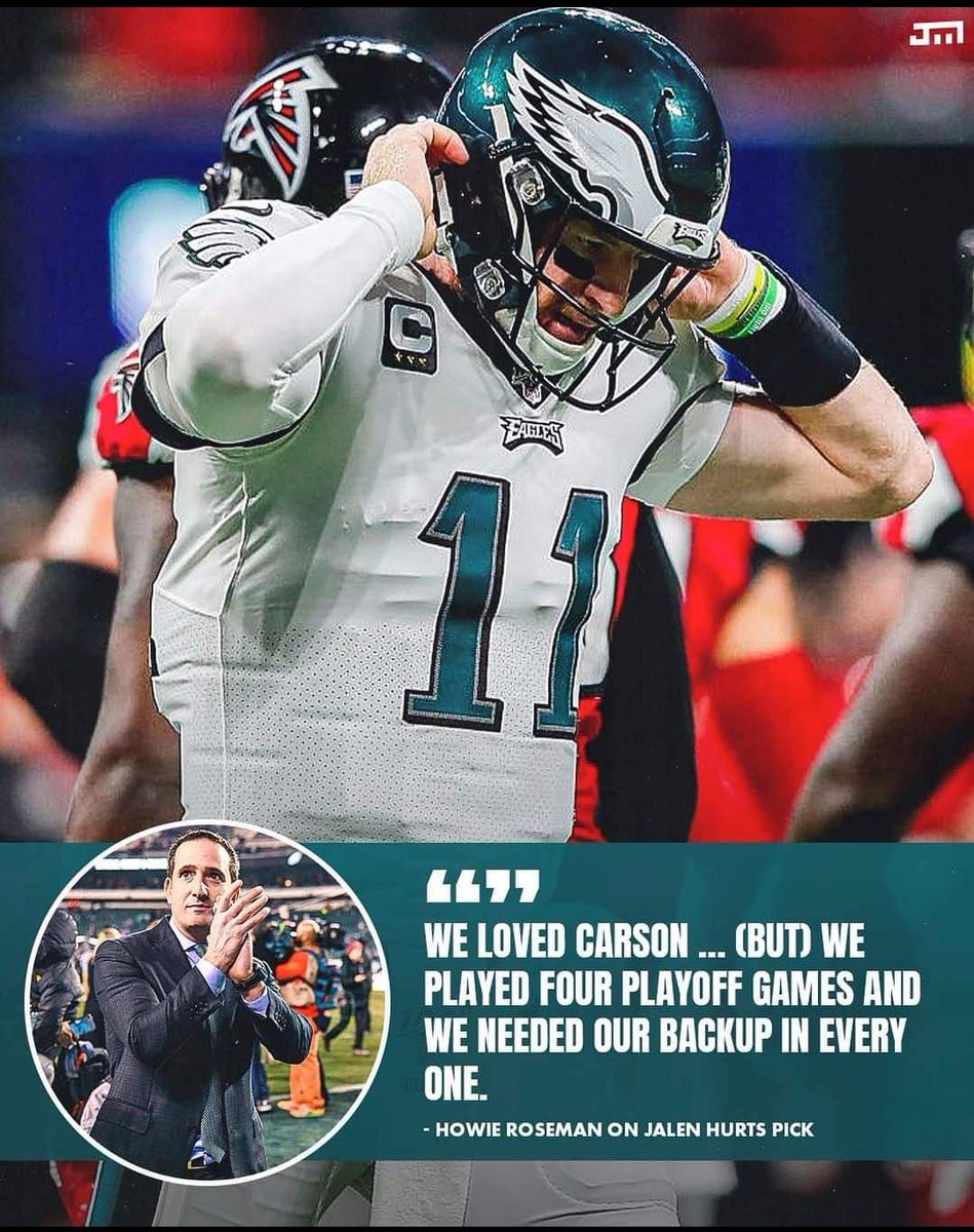 sethjoyner's tweet image. Shots fired!! This will set off the #WentzApologists and Howie haters! 😁 HR pulling no punches Daaaauuuunm! #FlyEaglesFly 2021