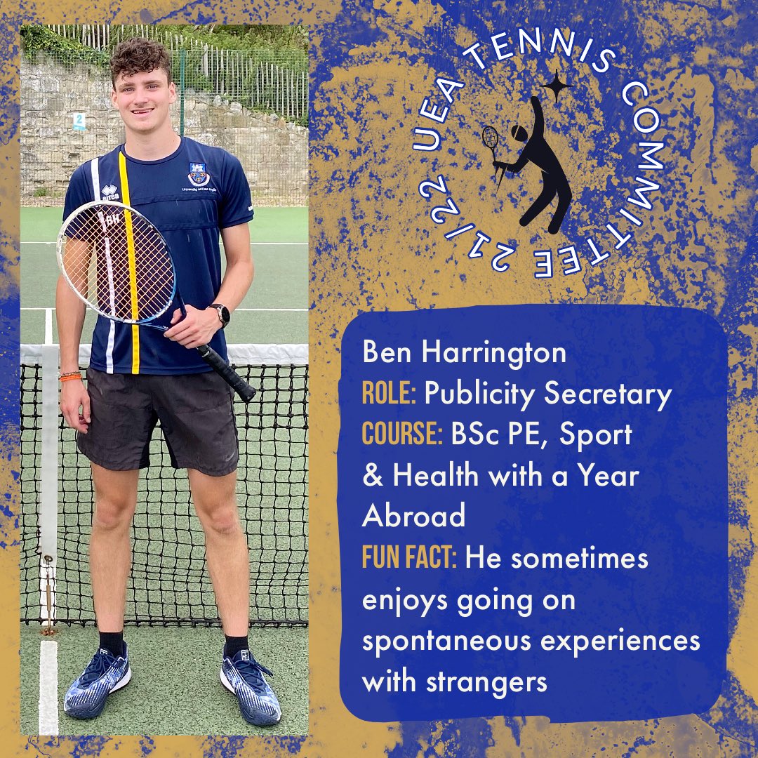 ⚡️ Committee Introductions ⚡️

Keep your eyes peeled over the next week as we announce the new team of members who will be running our club this next academic year 👀😃
Next up, we have our Publicity Secretary, Ben Harrington 🤩
See below for more info👇