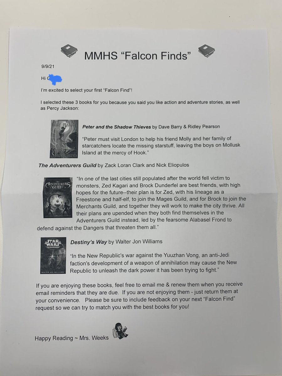 mmhslmc's tweet photo. Our first #FalconFinds library subscription order is ready for pick up! ππ#MashpeeReads #Mashpee https://t.co/OVLxumNQfw