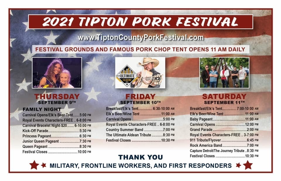 Tipton Schools on Twitter "The 2021 Tipton County Pork Festival, now