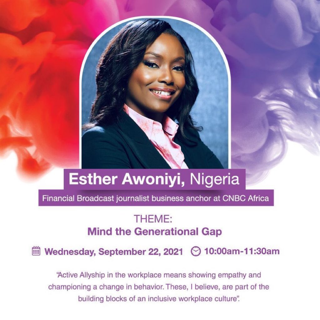 jennygodswill's tweet photo. Active Allyship in the workplace means showing empathy and championing a change in behavior.
Join Esther Awoniyi on the 22nd of Sept for this year's virtual Dive In Fest event
As she will be speaking....
Registration is open
https://t.co/NTyTVth1cD
#MyDiveInPledge https://t.co/cu1Akt5ii1