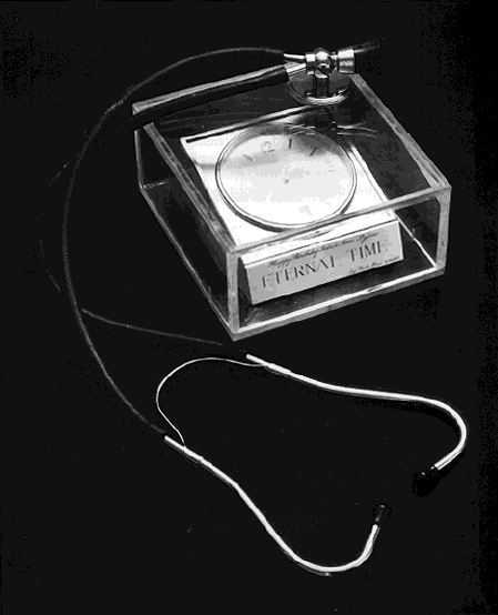 Eternal Time Clock, 1965
A wound and ticking clock with the second, minute and hour hands removed. #IMAGINE50 #TimsTwitterListeningParty