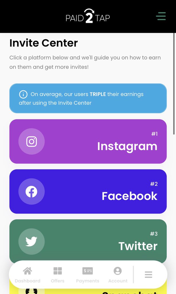 Paid2Tap tweet media