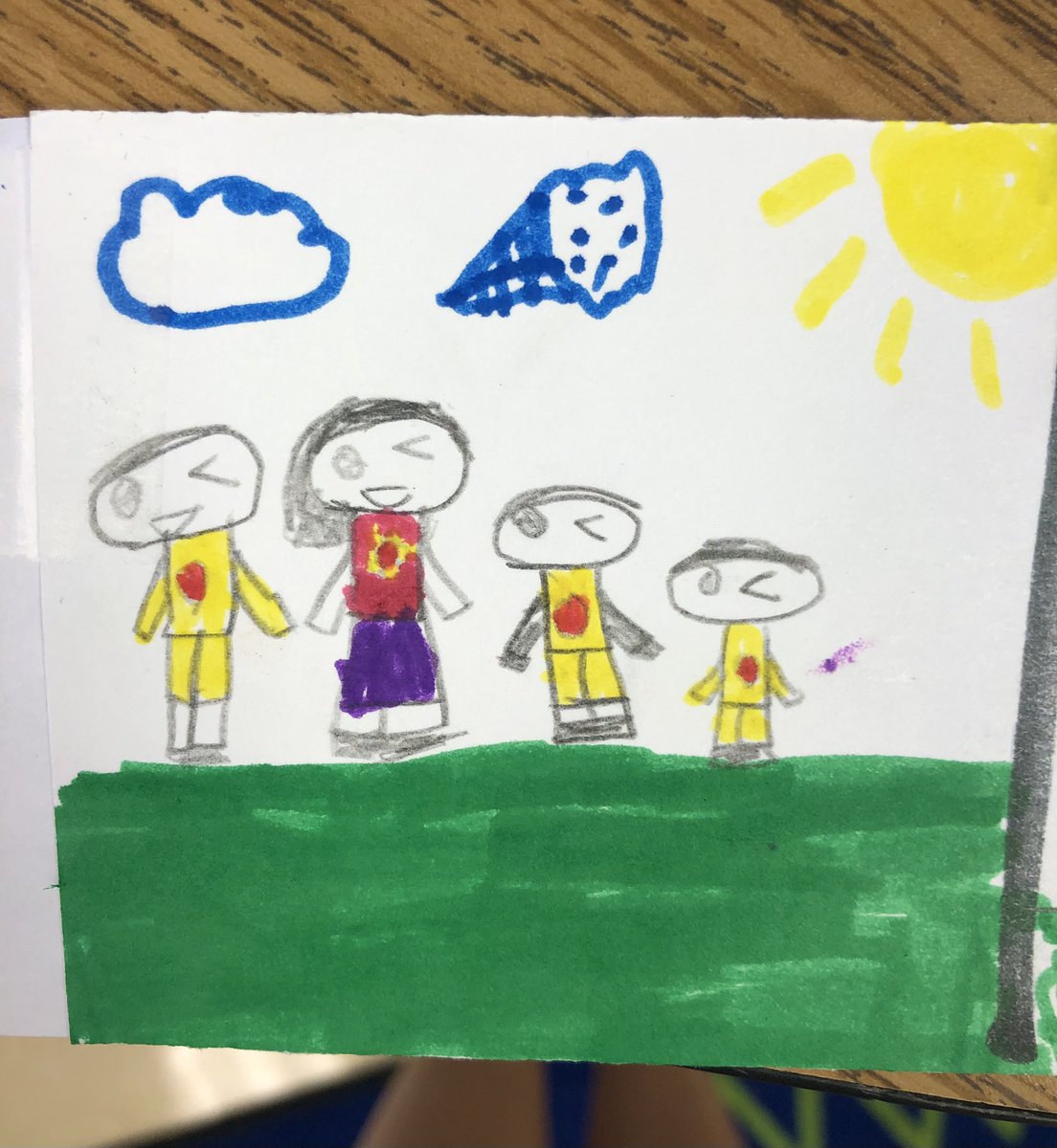 MarissaGoldman2's tweet photo. Coming soon: Name tags for our desks that will also share a color, symbol and image that represent us! https://t.co/0lM5zI9sqP