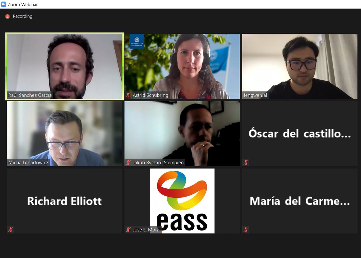 IKISCOPE's tweet image. Astrid Schubring with colleagues from SCoPE-GU (@IKISCOPE), CHP and ReShape  presenting at eass2021 congress Twitter - Sociology Congress 2021 (eass2021.com). Thanks to  for having funded Paths to Rio study.