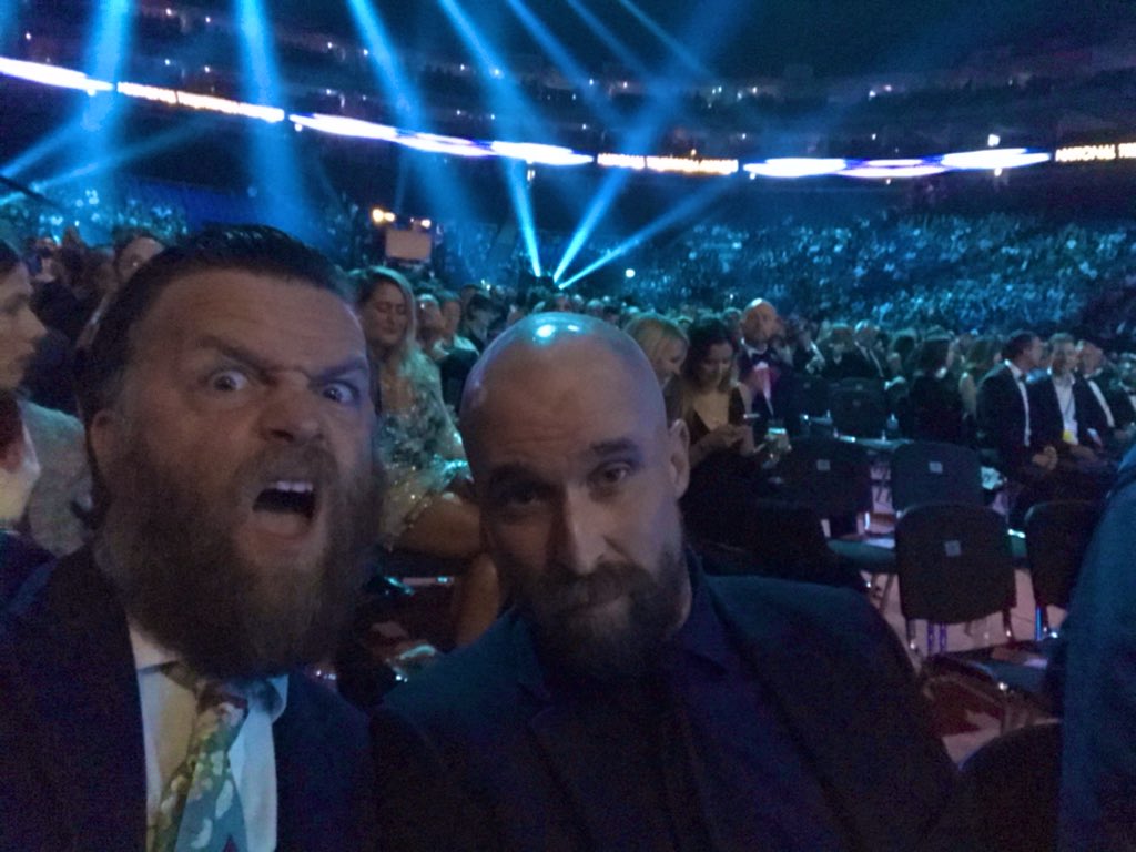 newmanstings's tweet photo. Ratty &amp; The Nonce up the fuckin’ 02 an that! #NTAs https://t.co/DaYt7hVp8j