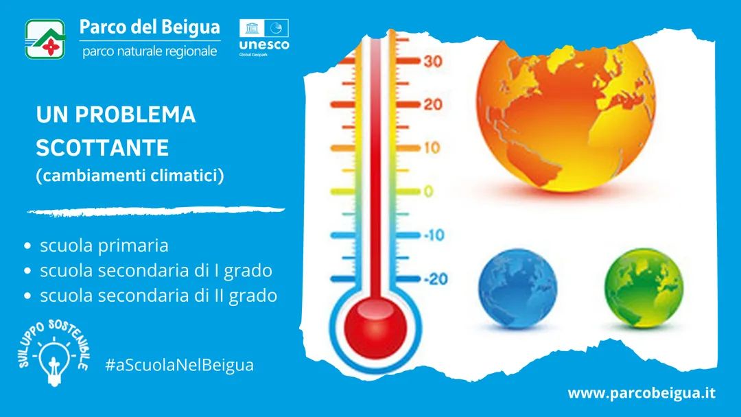#aScuolaNelBeigua - UN PROBLEMA SCOTTANTE: laboratorio didattico per comprendere come ogni elemento del Pianeta contribuisca all'equilibrio dell'ecosistema. E se qualcosa cambia?
Questa e altre proposte nel Catalogo Educazione Ambientale Parco #Beigua 
ℹ  parcobeigua.it/edu.php