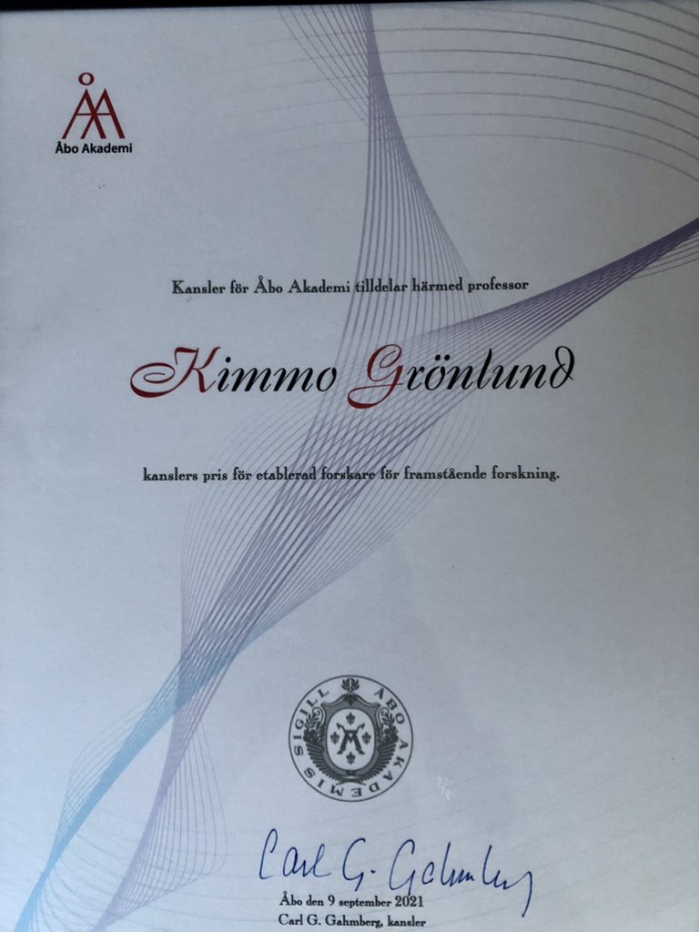 KimGron's tweet image. Proud but humble. The chancellor’s research prize of 25.000 euro was a big and pleasant surprise. #teamwork #DemInno #deliberation