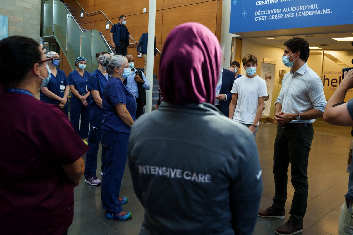 TOH staff have been working on the frontlines of the COVID-19 pandemic from day one.
Thank you, <a href="/JustinTrudeau/">Justin Trudeau</a> for taking the time to thank them for their continuous work in protecting our community.