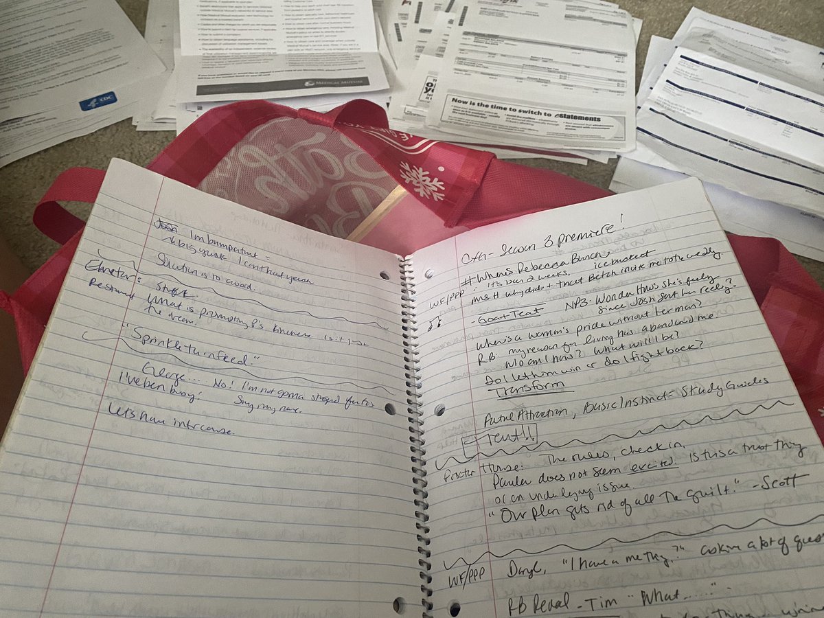 CulotteWalker's tweet photo. At home with Covid and in the midst of a major paperwork purge, I find this buried treasure…. Notes from CXG featuring “Let’s Have Intercourse” and “Trent!!” https://t.co/Bu71KnQYeh