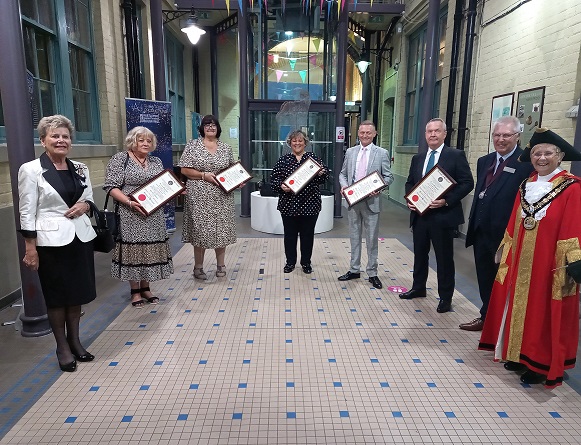 2/2 The title of Honorary Freeman/Freewoman of the Borough of Hartlepool is the highest honour the Council can bestow and tonight's awards recognise each recipient’s sustained and significant contribution in the Borough. 
bit.ly/3yXuJT0