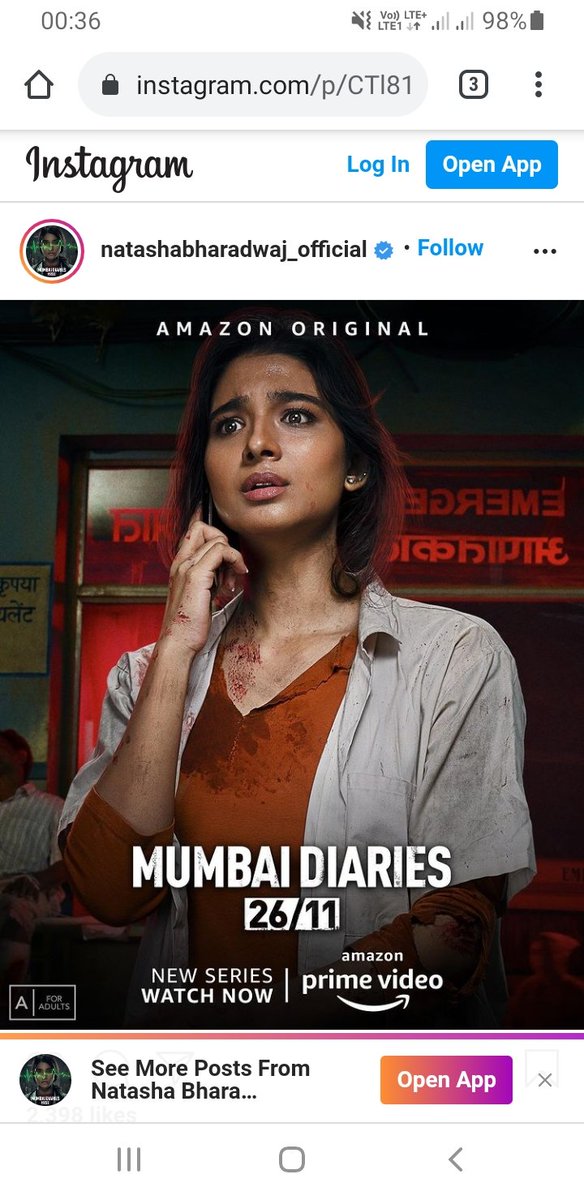 An urgent and swift series that feels authentic 💫🙌
@natashabharadwa @mohituraina @konkonas @tinadesai07 @shreya_dhan13
  #MumbaiDiaries #MumbaiDiariesOnPrime #MumbaiDiaries2611 #MustWatch @PrimeVideoIN #Amazonギフト券 #Amazon #Mumbaikars #mumbailocal