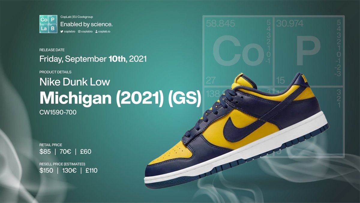 1/3 of the different Dunk Low colour ways tomorrow. CopLab are preparing for a cook out, make sure you’re getting involved and not sitting back watching us cook 👀

#dunk #basketball #nike #michigan #sneakers #cookgroup #reseller