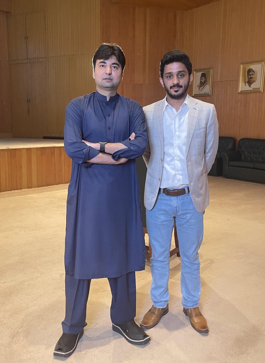وزارت مواصلات کی دعوت پر وفاقی وزیر <a href="/MuradSaeedPTI/">Murad Saeed</a>  کے ساتھ اسلام آباد میں خصوصی نشست۔

مراد سعید تحریک انصاف کا نظریاتی چہرہ ہیں اور اپنے ماتحت اداروں میں انقلابی تبدیلیاں لے کر آئے ہیں