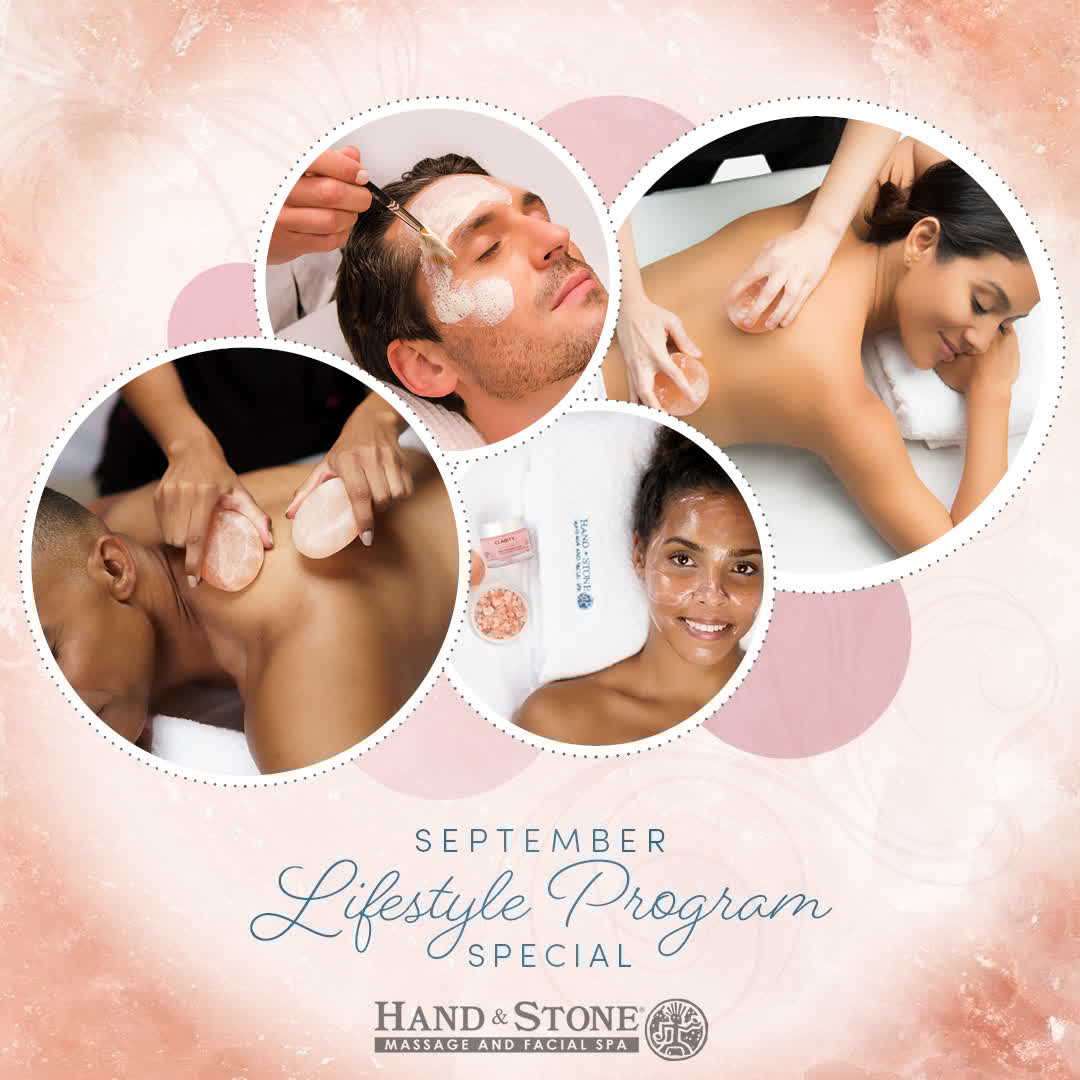 PROMOTION SPOTLIGHT: Join our Lifestyle Progam!

For the month of September, join our Lifestyle Program and receive a Himalayan Salt Stone Massage upgrade or a Well Being Facial upgrade voucher (up to $30 value).