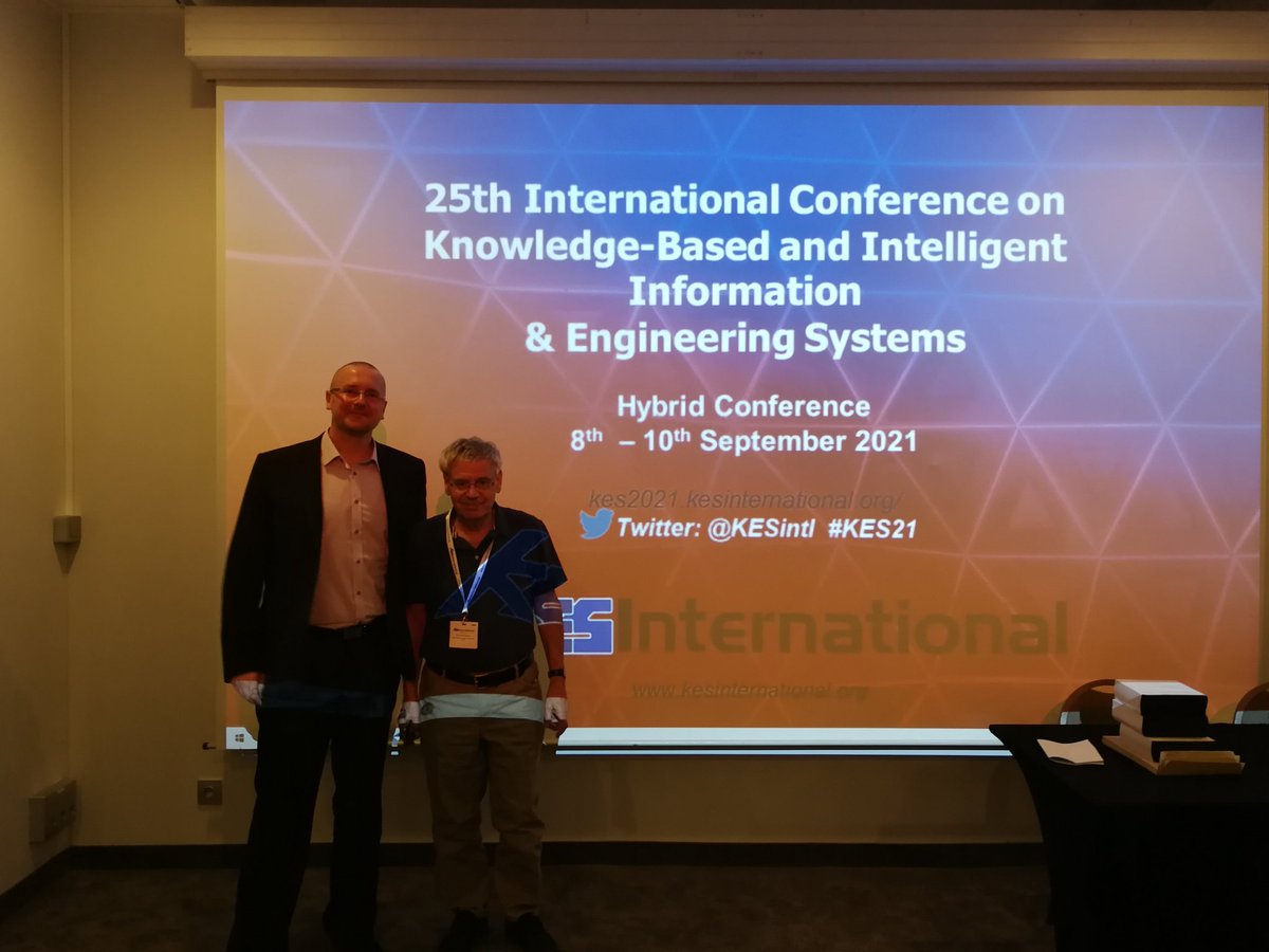 PWeichbroth's tweet photo. With @AdamKrzyzakPL at @KESintl #kes21 🙂 https://t.co/Qh9WCjtnt1