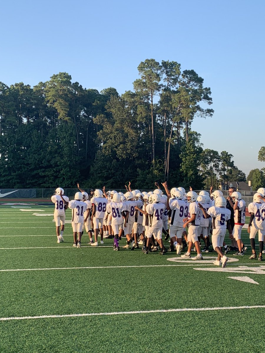 HMSBOYSSPORTS (@hmsboys_sports) on Twitter photo Great Week 1 win for the Wildcats vs TMS. Defense is the key!!!
7A 14-0
7B 45-0
8A 30-0
8B 42-0
<a href="/HumbleISD_HMS/">Humble Middle School</a> <a href="/FootballHumble/">Humble Wildcats FB</a> #letshunt Great Week 1 win for the Wildcats vs TMS. Defense is the key!!!
7A 14-0
7B 45-0
8A 30-0
8B 42-0
<a href="/HumbleISD_HMS/">Humble Middle School</a> <a href="/FootballHumble/">Humble Wildcats FB</a> #letshunt