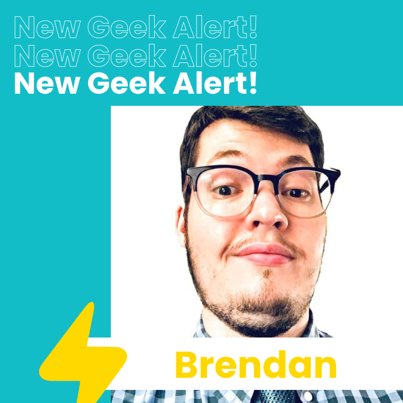 GeekPowered's tweet photo. Help us give a warm welcome to our new SEO Specialist, Brendan! 
 
Brendan hit the ground running this week and we could not be happier that he joined our team of geeks!

#digitalmarketing #seo https://t.co/vJPmoQFF1M