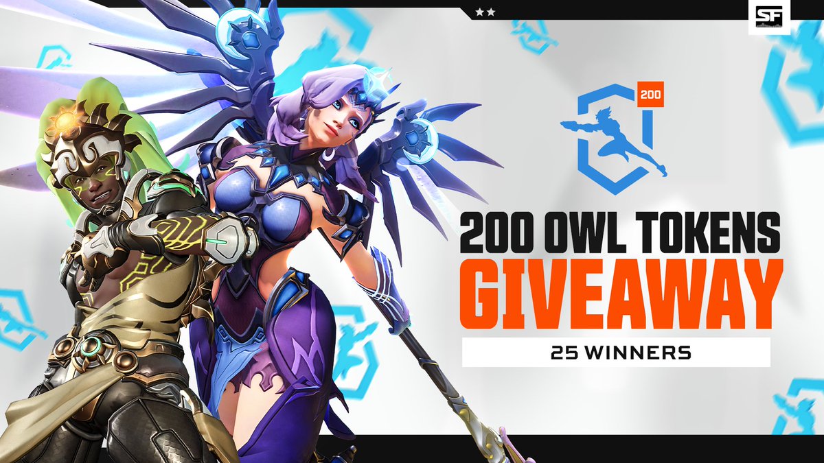 ‼️ OWL TOKEN GIVEAWAY ‼️

To celebrate the return of these All-Stars skins, we're giving away 200 OWL tokens to 25 lucky people!

To enter:
- Follow <a href="/SFShock/">NRG Shock</a> 
- Like &amp; RT
- Comment which your favorite All-Stars skin is!