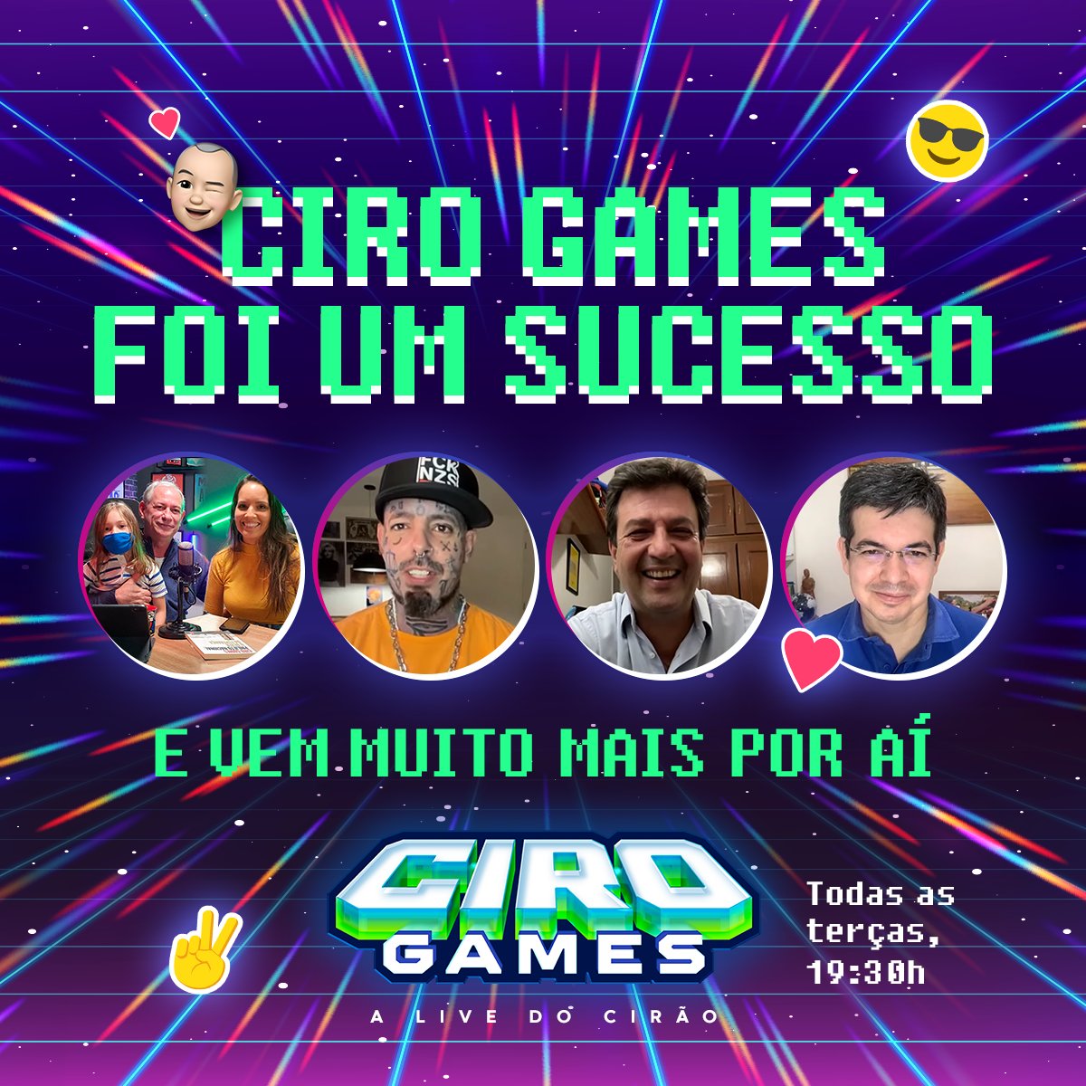 Ciro Gomes on X: Hoje a #CIROGAMES promete! Eu e Giselle teremos