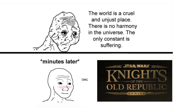 ShitPostAngry's tweet photo. #kotor The world is whole again https://t.co/SjHtaexdrG