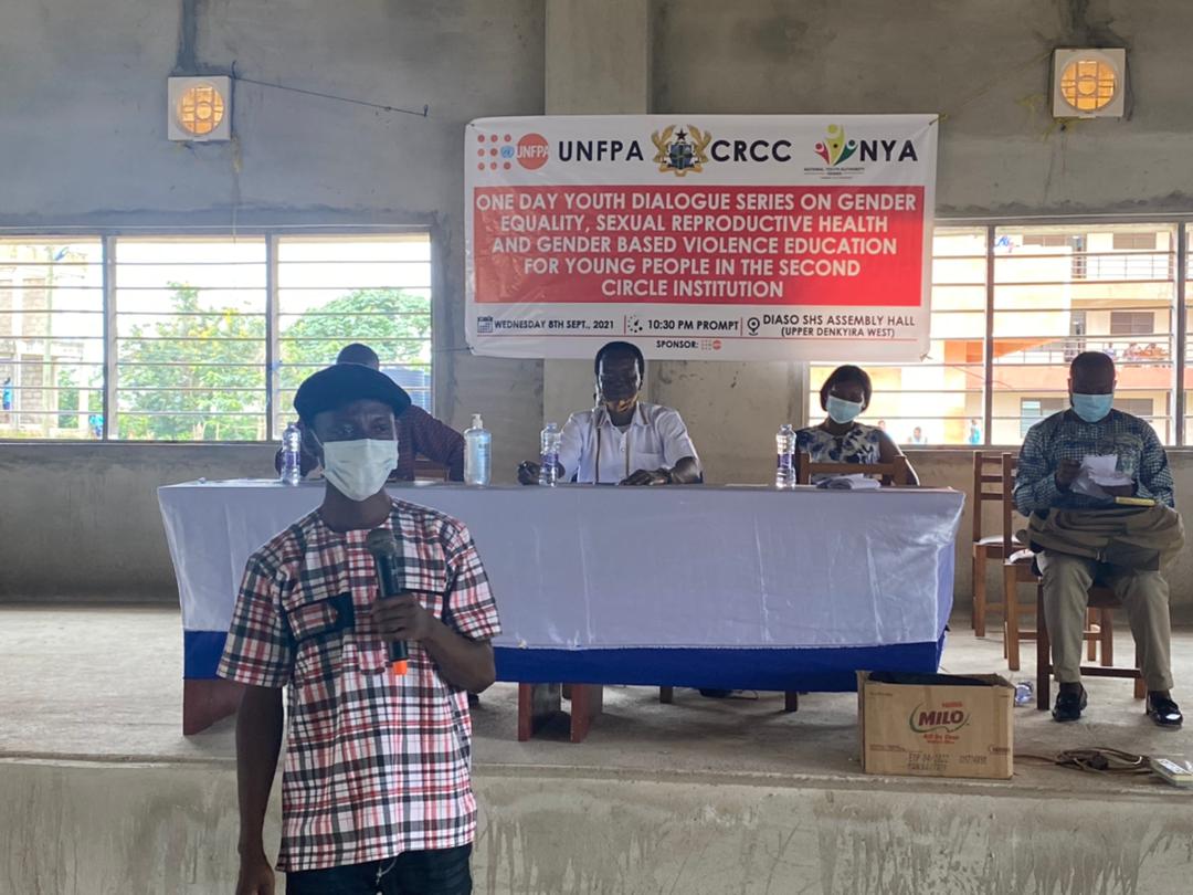 constagoe's tweet photo. Reaching out to the youth with quality information on #SRH issues and a dialogue with them is always amazing. We replaced the misconceptions with quality info.
@UNFPAGHANA @Youthgh @dovvsu @_GHSofficial @PPAGGhana https://t.co/5mGu6uVPVj