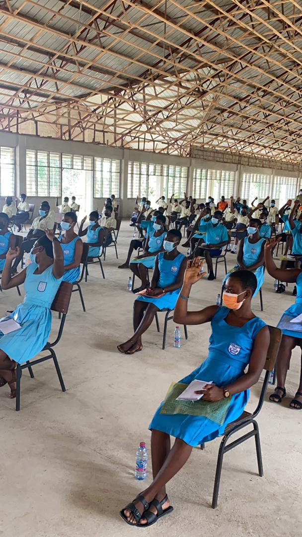 constagoe's tweet photo. Reaching out to the youth with quality information on #SRH issues and a dialogue with them is always amazing. We replaced the misconceptions with quality info.
@UNFPAGHANA @Youthgh @dovvsu @_GHSofficial @PPAGGhana https://t.co/5mGu6uVPVj