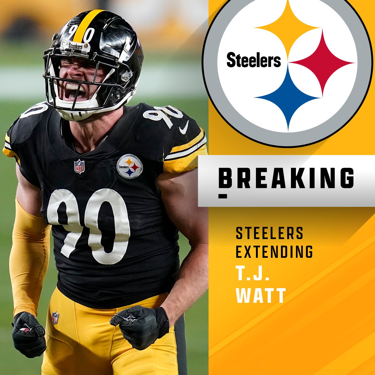 A little TJ Watt graphic I made for Steeler Nation! : r/steelers