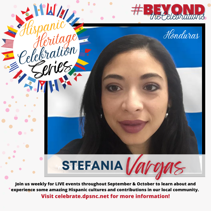To launch our #DPSCelebrates #HispanicHeritageCelebration,  join us LIVE at  bit.ly/DPSYouTubeLive on 9/13/21 at 6:30pm to begin exploring the Spanish-speaking world with our Honduran guest, Ms. Stefania Vargas!