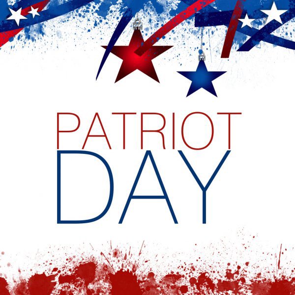 Wear Red White and Blue tomorrow for Patriot Day!