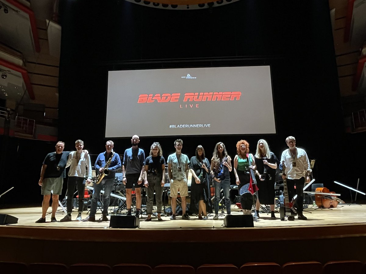 We loved being able to finally bring #BladeRunnerLIVE to @GCHalls @BridgewaterHall and @BMusic_Ltd this week with the #AvexEnsemble and @senbla bringing #Vangelis iconic score alive once again! #filmwithliveorchestra