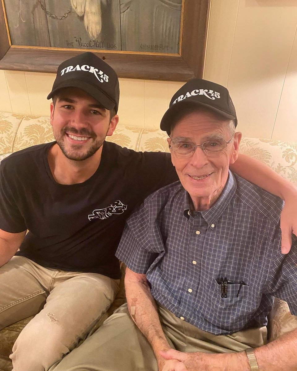 Our grandpa’s our new merch model 🧢