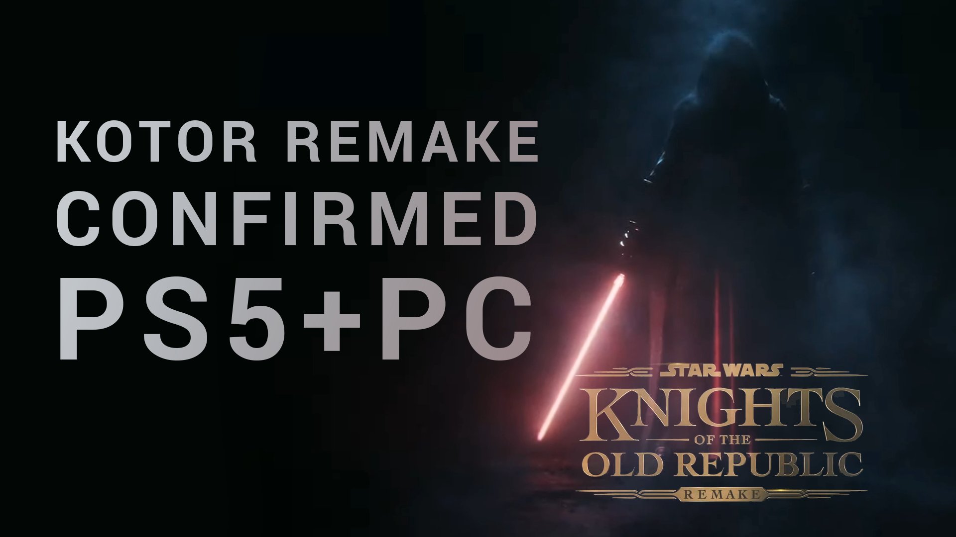 Remake de Knights of the Old Republic sai para PC e PS5