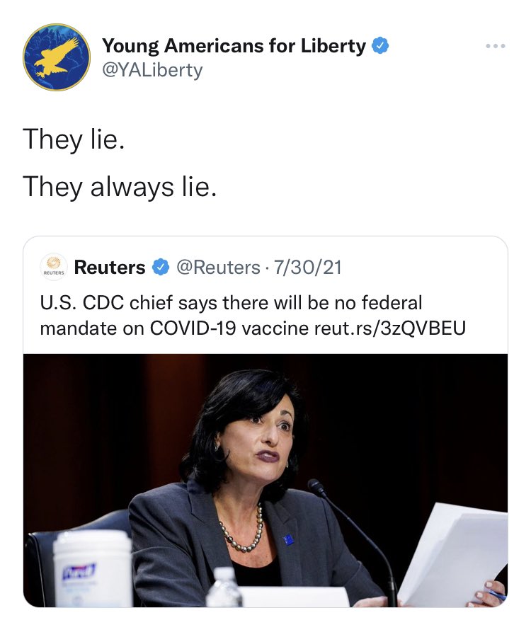 ReedCooley's tweet image. Screencapped this for when they try and say it never happened.