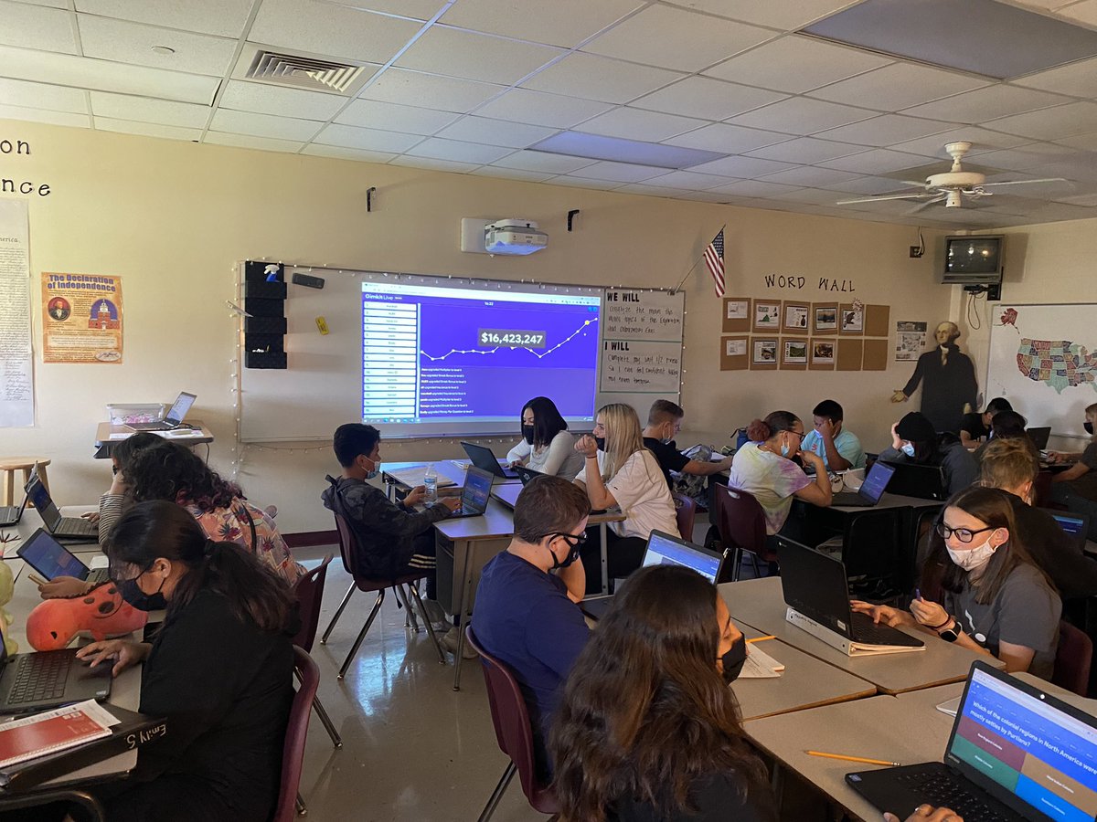 First review day ✅ We take our Unit 1 and 2 exam tomorrow and these kids are ready!