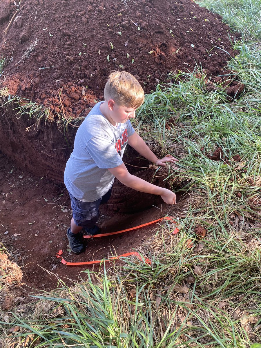 with_alexander's tweet photo. Students practicing for our Land Judging competition later this month 💛💙 https://t.co/CYwV3oceRz