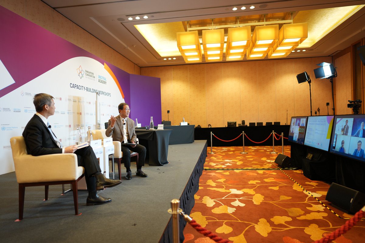 minlawsg's tweet photo. It’s a wrap! Over 1,000 participants from 90 countries joined us for the inaugural #UNCITRALAcademy.
Read more: https://t.co/ZUa8wIAKhM
#SGMediates #SCWeek2021 https://t.co/Am4rGQ9x3T