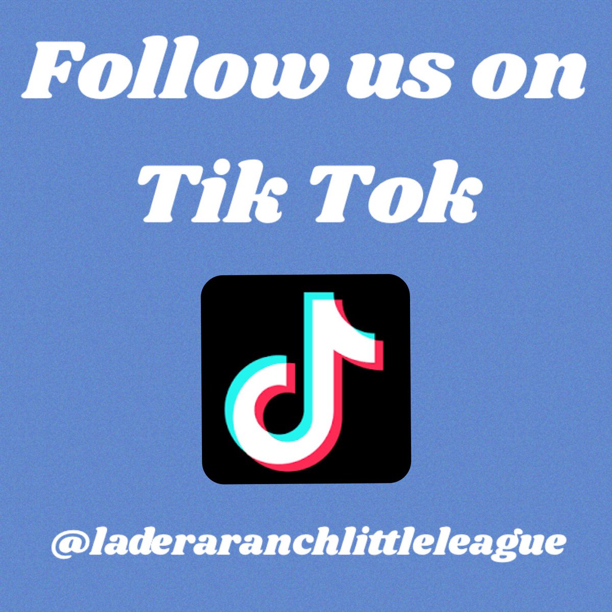 laderaranchll's tweet photo. Come check us out on Tik Tok!  And if your players are on there have them follow us too!  

@laderaranchlittleleague https://t.co/CjOcjxSORu